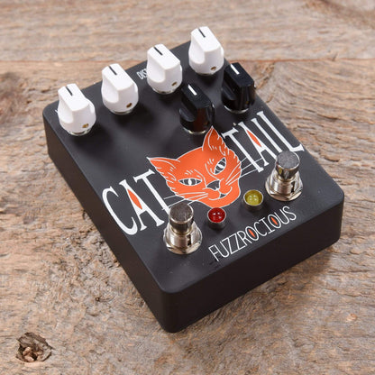 Fuzzrocious Cat Tail Distortion w/2nd Distortion Mod Black/Orange Effects and Pedals / Distortion
