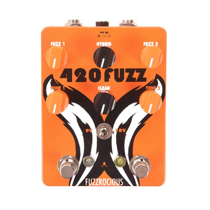 Fuzzrocious 420 Fuzz Orange/Black Effects and Pedals / Fuzz