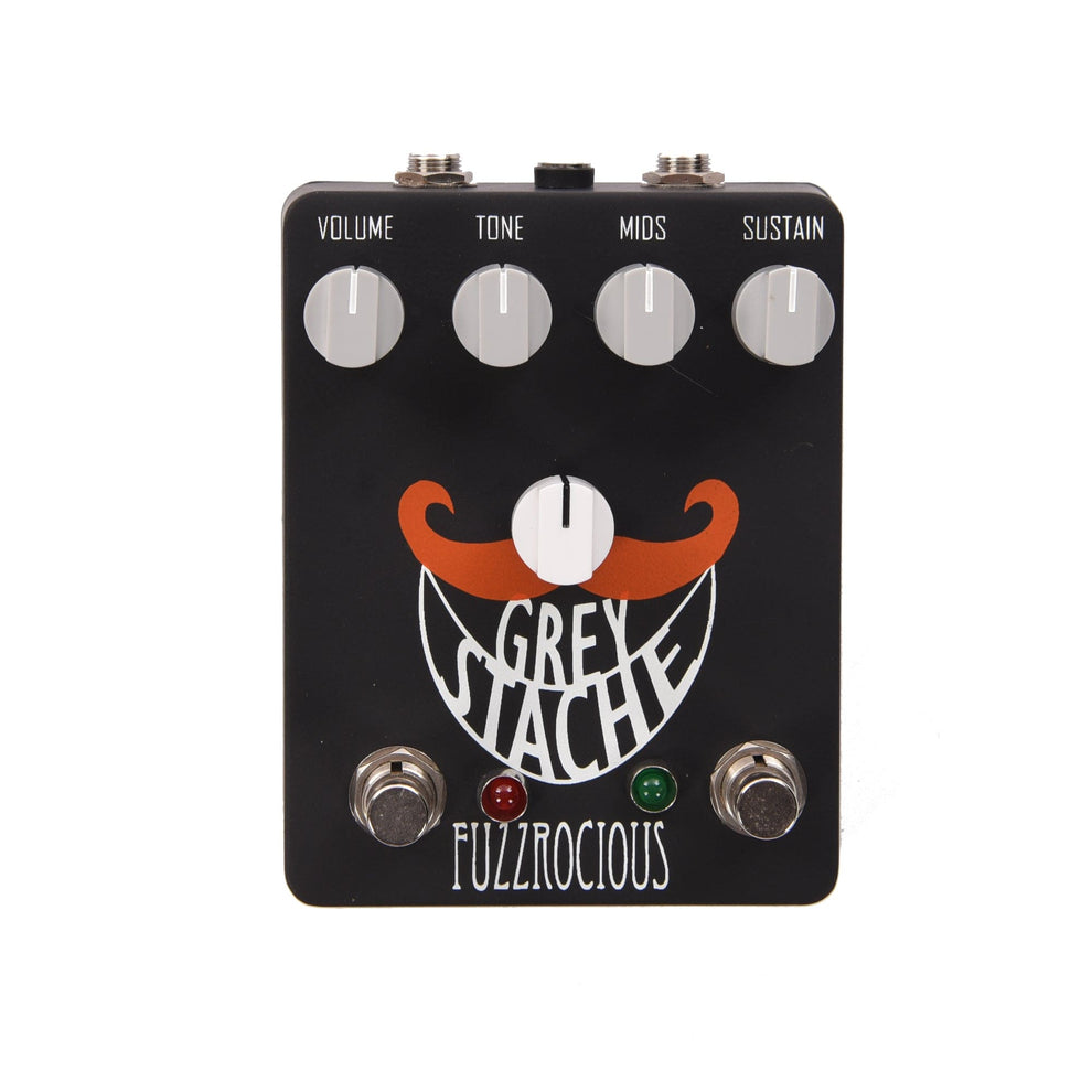 Fuzzrocious Grey Stache Muff Fuzz w/Latching Oscillation and Clean Ble ...