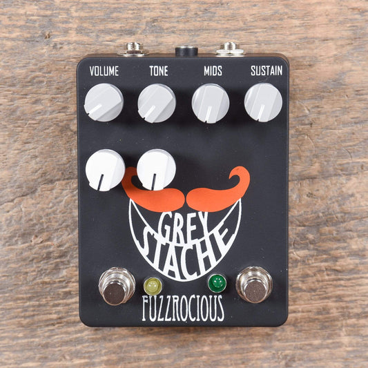 Fuzzrocious Grey Stache Muff Fuzz with Octave Jawn Mod Black/Orange Effects and Pedals / Fuzz