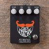 Fuzzrocious Grey Stache Muff Fuzz Black/Orange Effects and Pedals / Overdrive and Boost