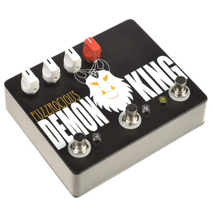 Fuzzrociousn King Med/High Overdrive w/Latching Feedback Black/Orange Effects and Pedals / Overdrive and Boost