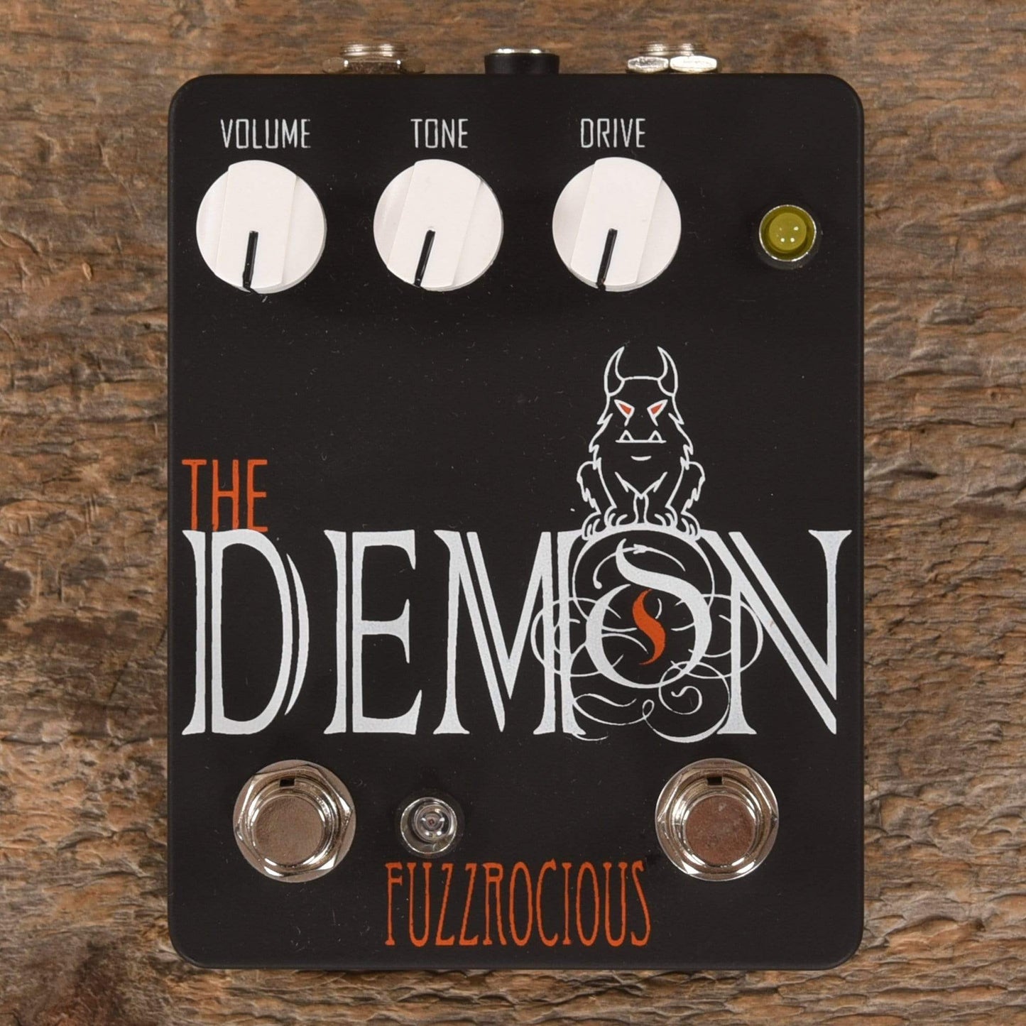 Fuzzrociousn Med/High Overdrive w/Gate Boost Black/Orange Effects and Pedals / Overdrive and Boost