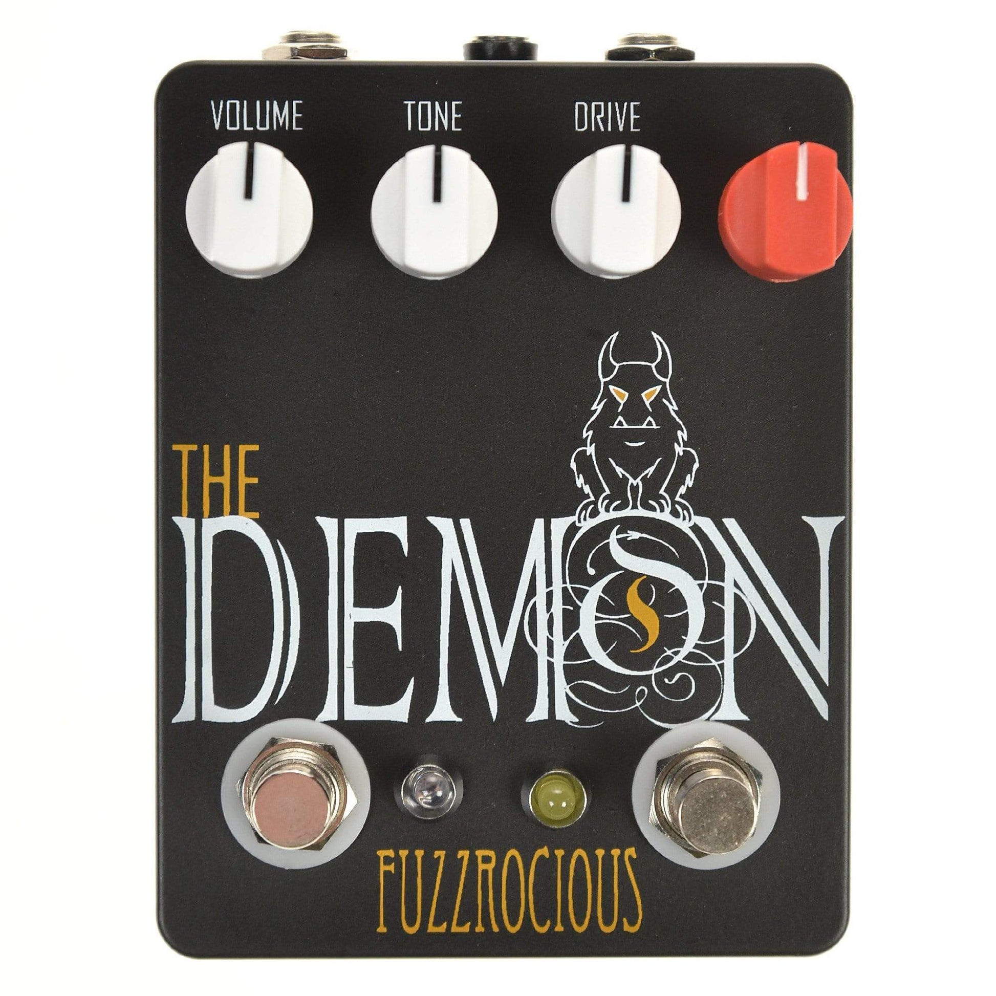 Fuzzrociousn Med/High Overdrive w/Latching Feedback Mod Black/Orange Effects and Pedals / Overdrive and Boost