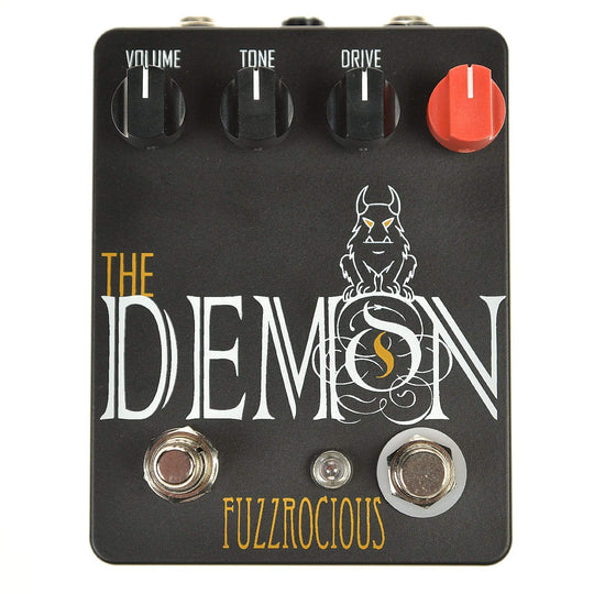 Fuzzrociousn Med/High Overdrive w/Momentary Feedback Mod Black/Orange Effects and Pedals / Overdrive and Boost