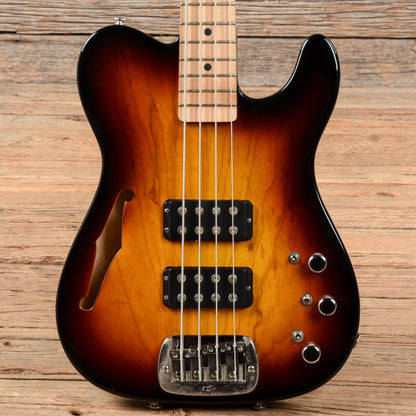 G&L ASAT Bass Semi-Hollow 3-Color Sunburst Bass Guitars / 4-String