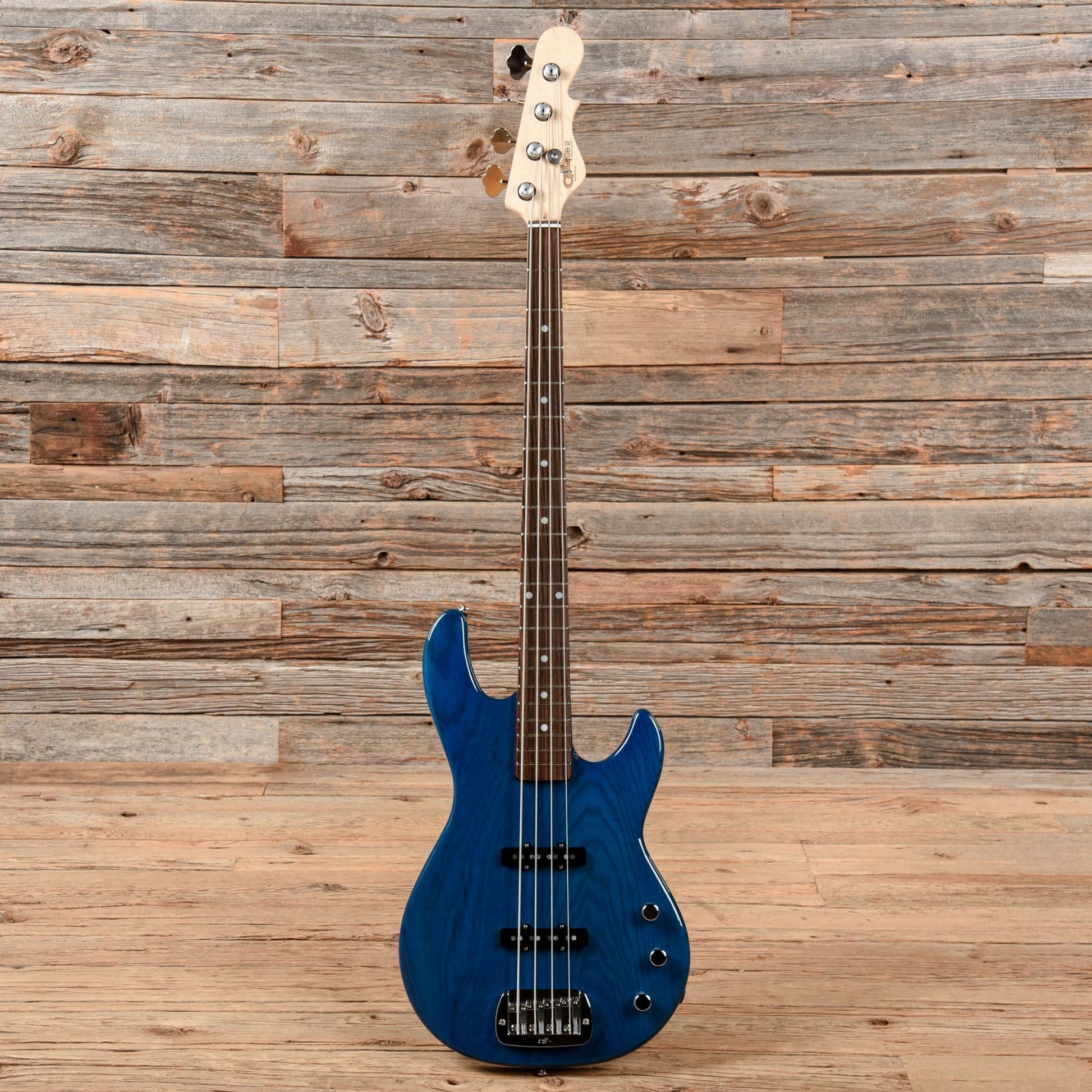 G&L USA JB-2 Transparent Blue Bass Guitars / 4-String