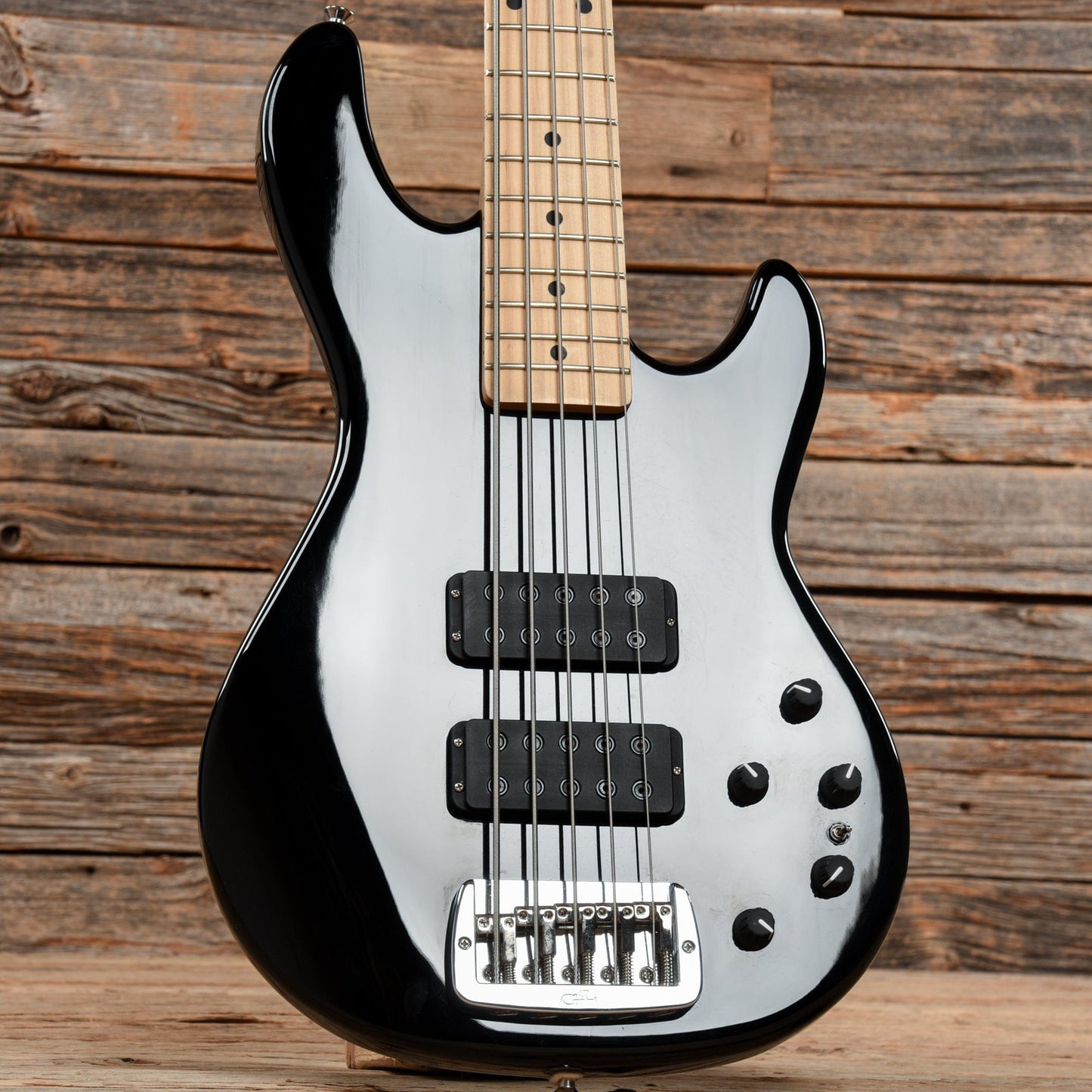 G&L Tribute Series M-2500 5-String Bass Black Bass Guitars / 5-String or More