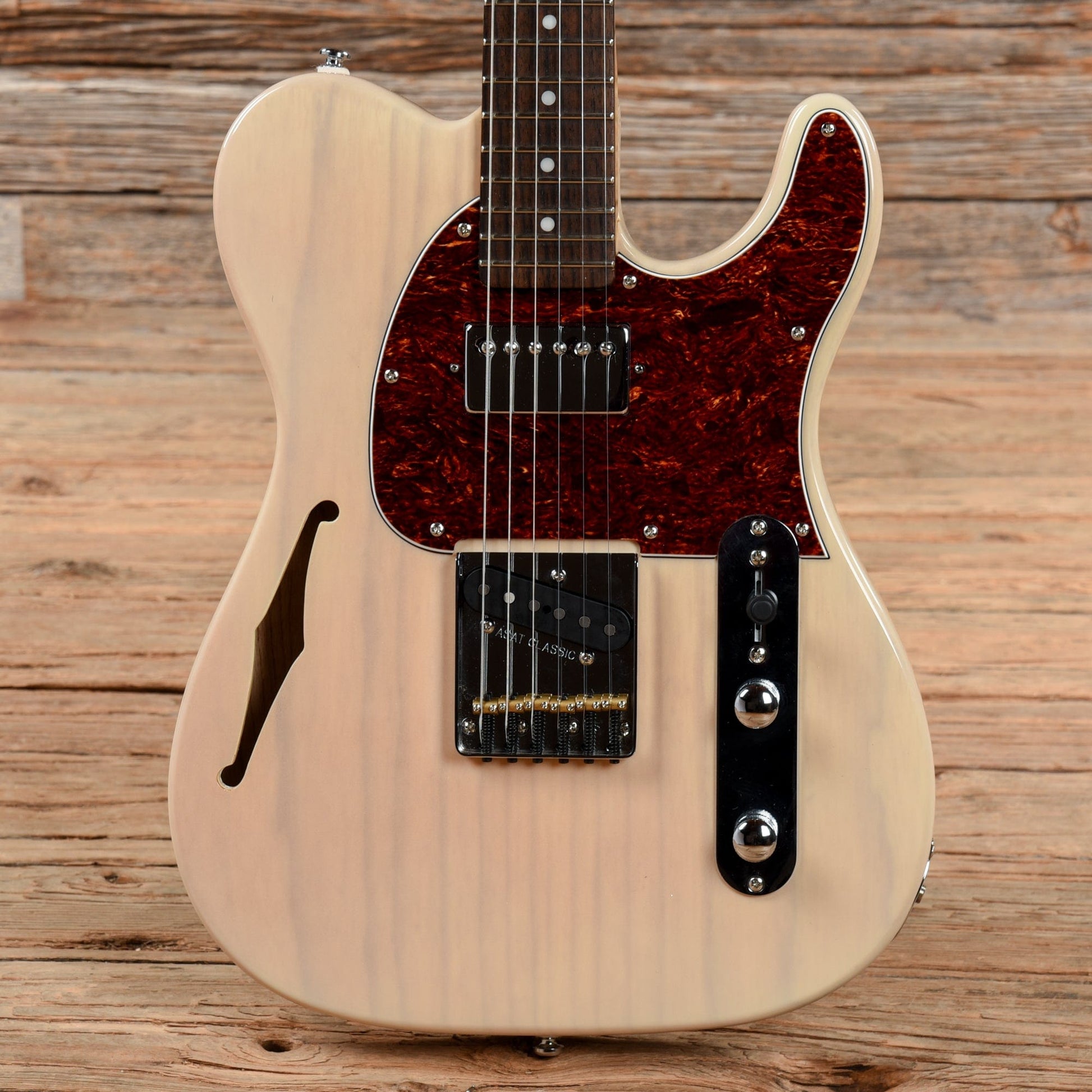 G&L Tribute Series ASAT Classic Bluesboy Blonde Electric Guitars / Semi-Hollow