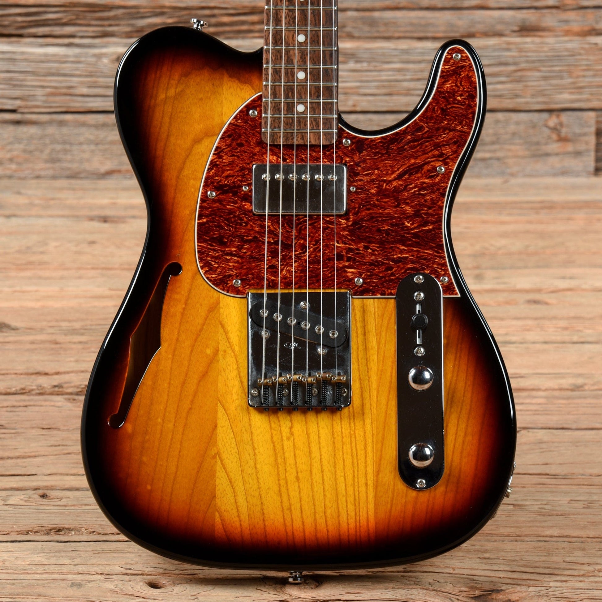 G&L Tribute Series ASAT Classic Bluesboy Sunburst Electric Guitars / Semi-Hollow