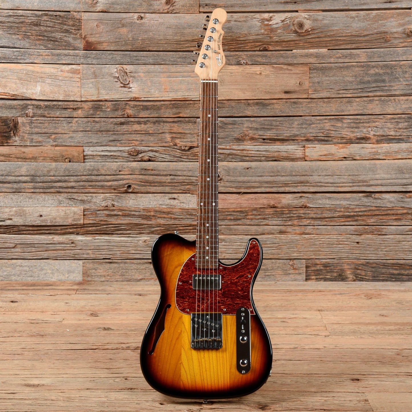 G&L Tribute Series ASAT Classic Bluesboy Sunburst Electric Guitars / Semi-Hollow