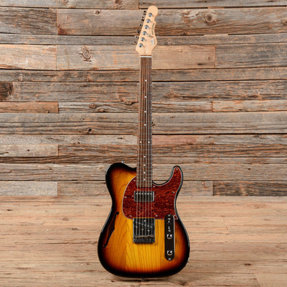 G&L Tribute Series ASAT Classic Bluesboy Sunburst Electric Guitars / Semi-Hollow