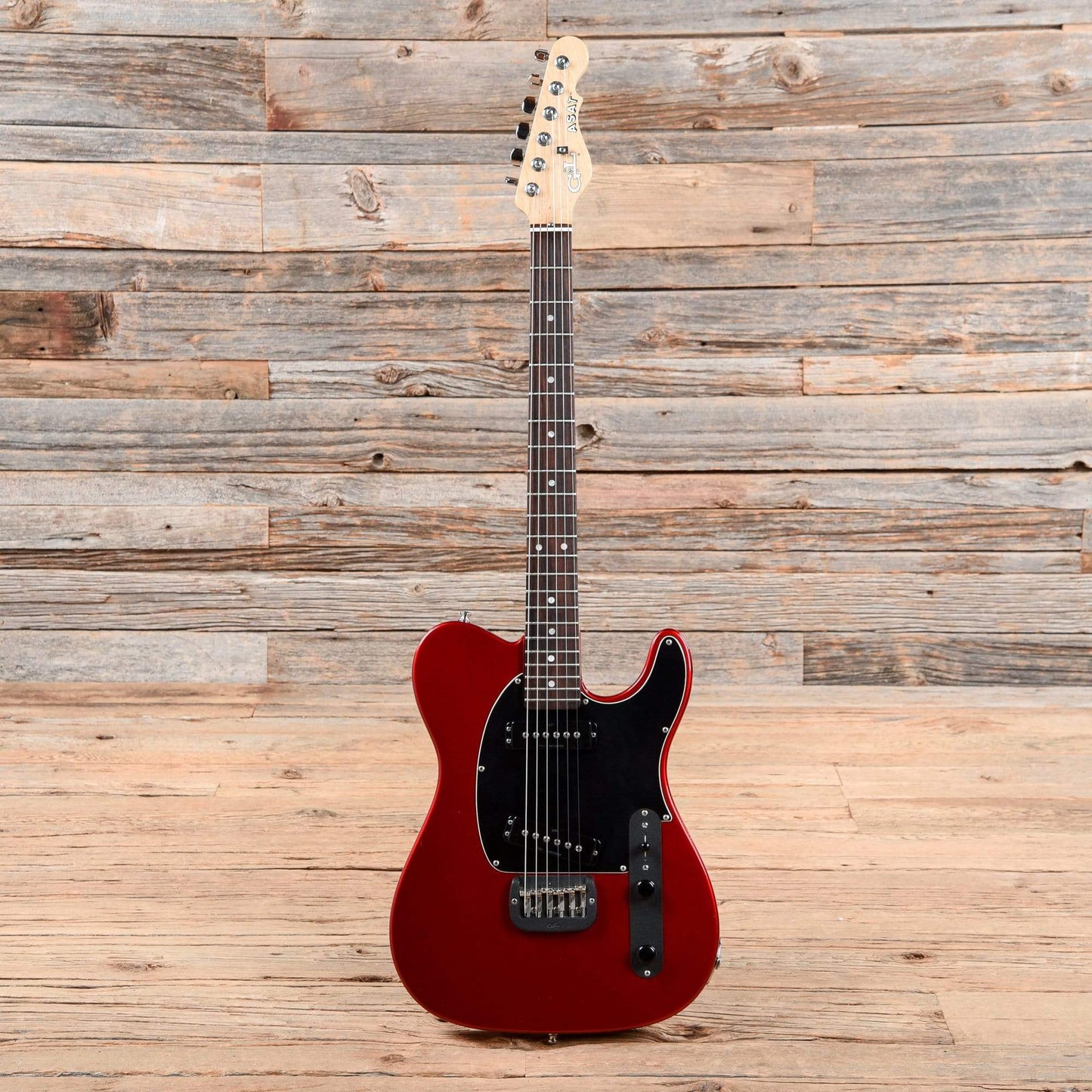 G&L ASAT Candy Apple Red Electric Guitars / Solid Body