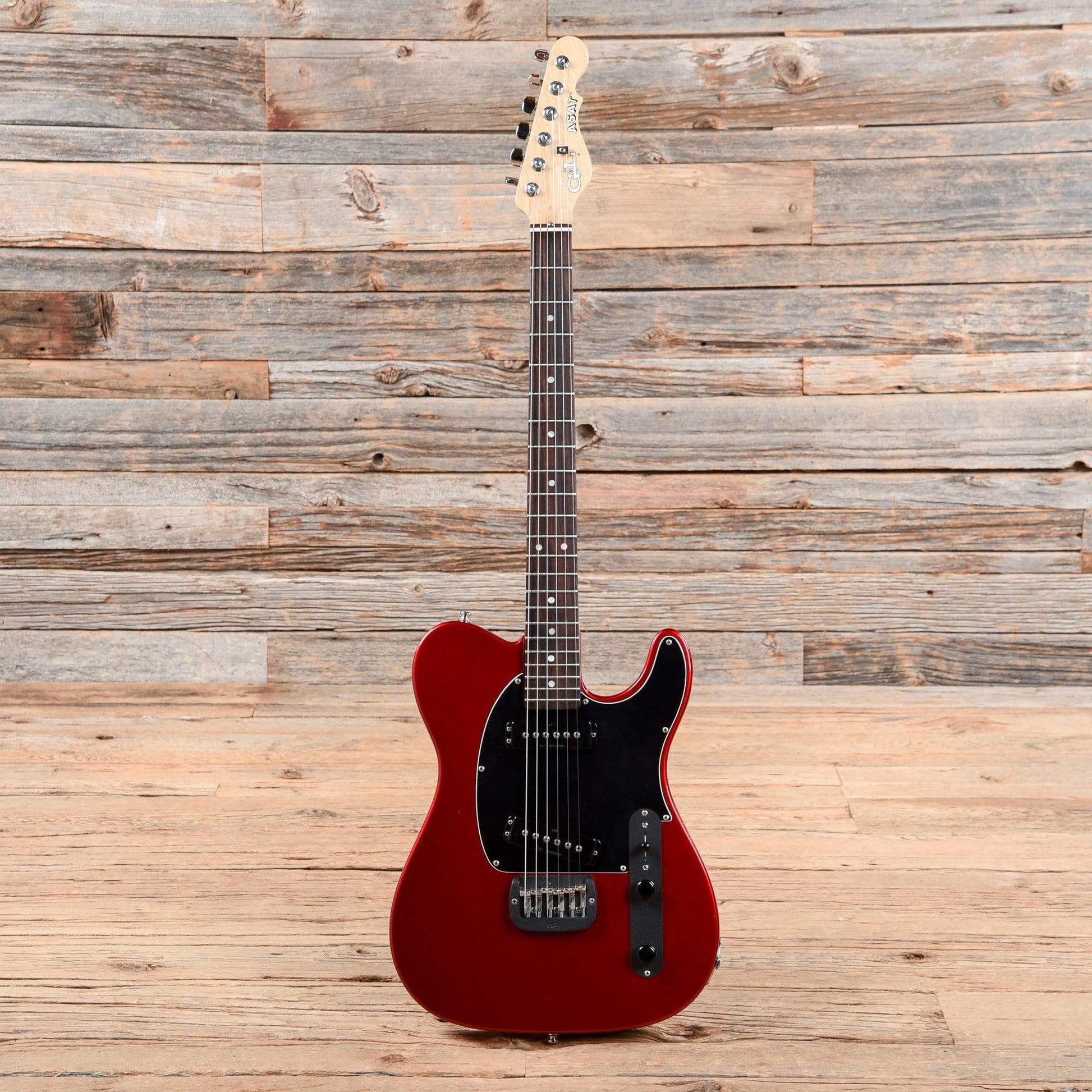 G&L ASAT Candy Apple Red Electric Guitars / Solid Body