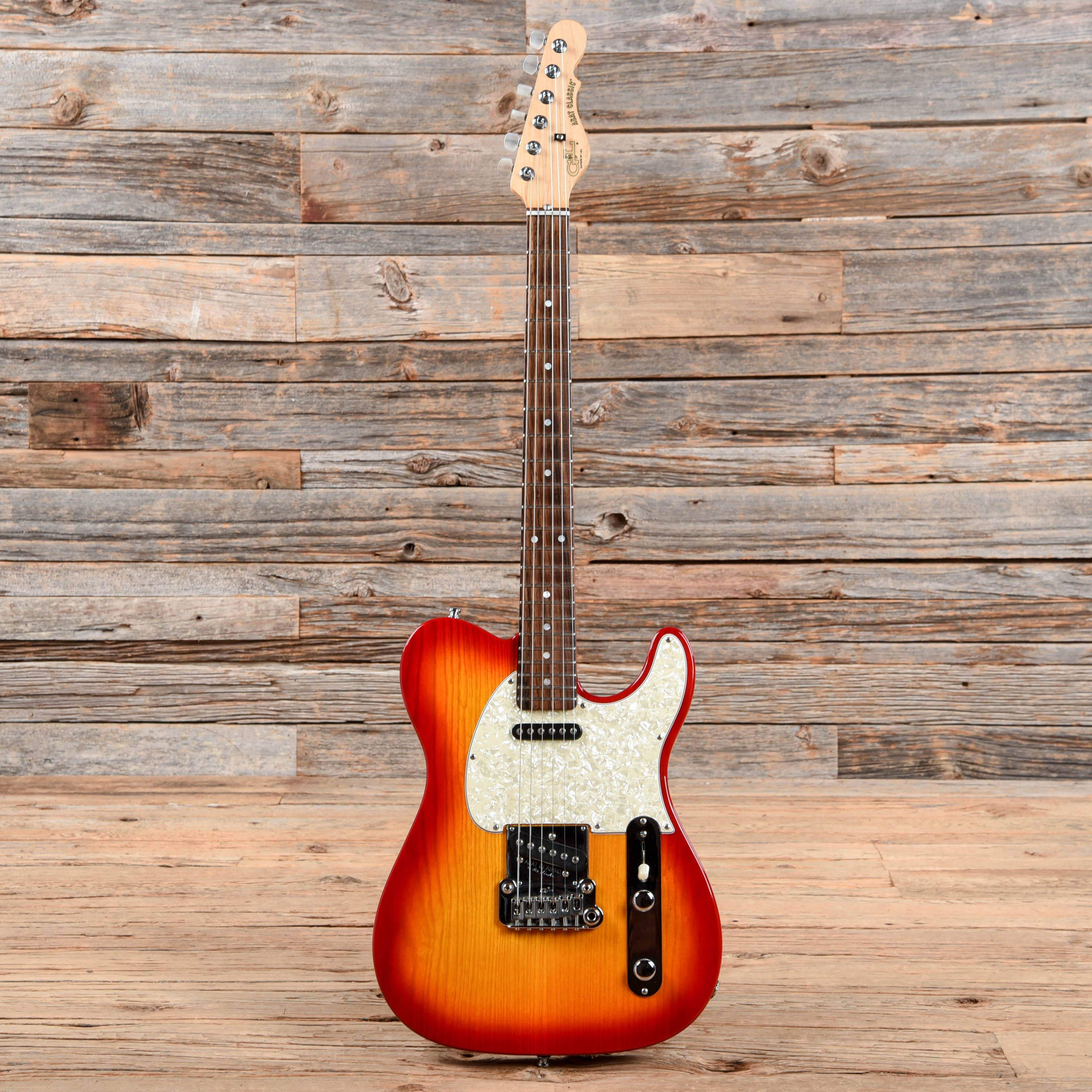 G&L ASAT Classic Cherry Sunburst 1993 – Chicago Music Exchange
