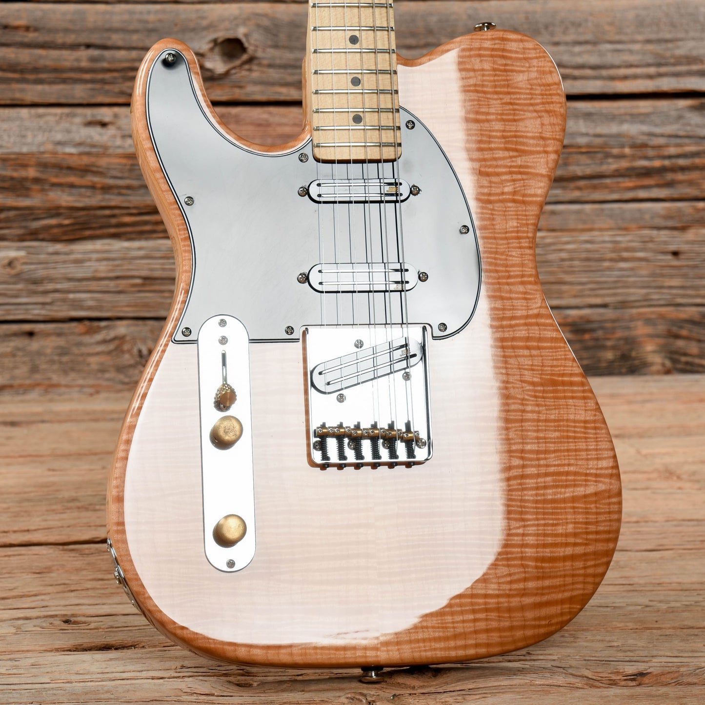 G&L ASAT Classic S Antique Natural Gloss 2021 LEFTY Electric Guitars / Solid Body