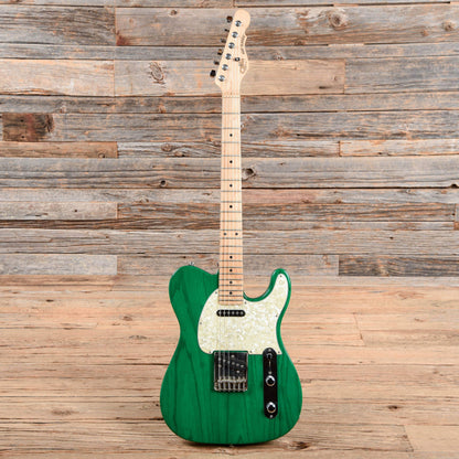 G&L ASAT Classic Transparent Green Electric Guitars / Solid Body
