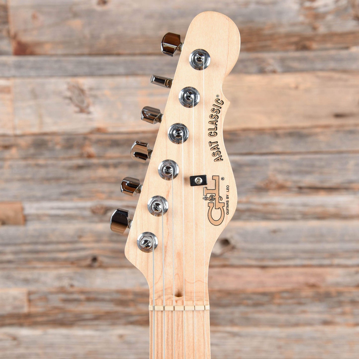 G&L ASAT Classic Transparent Green Electric Guitars / Solid Body