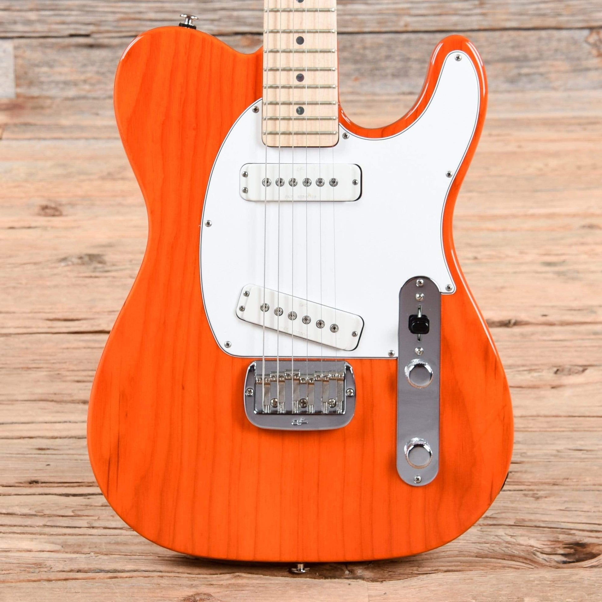 G&L ASAT Special Clear Orange Electric Guitars / Solid Body