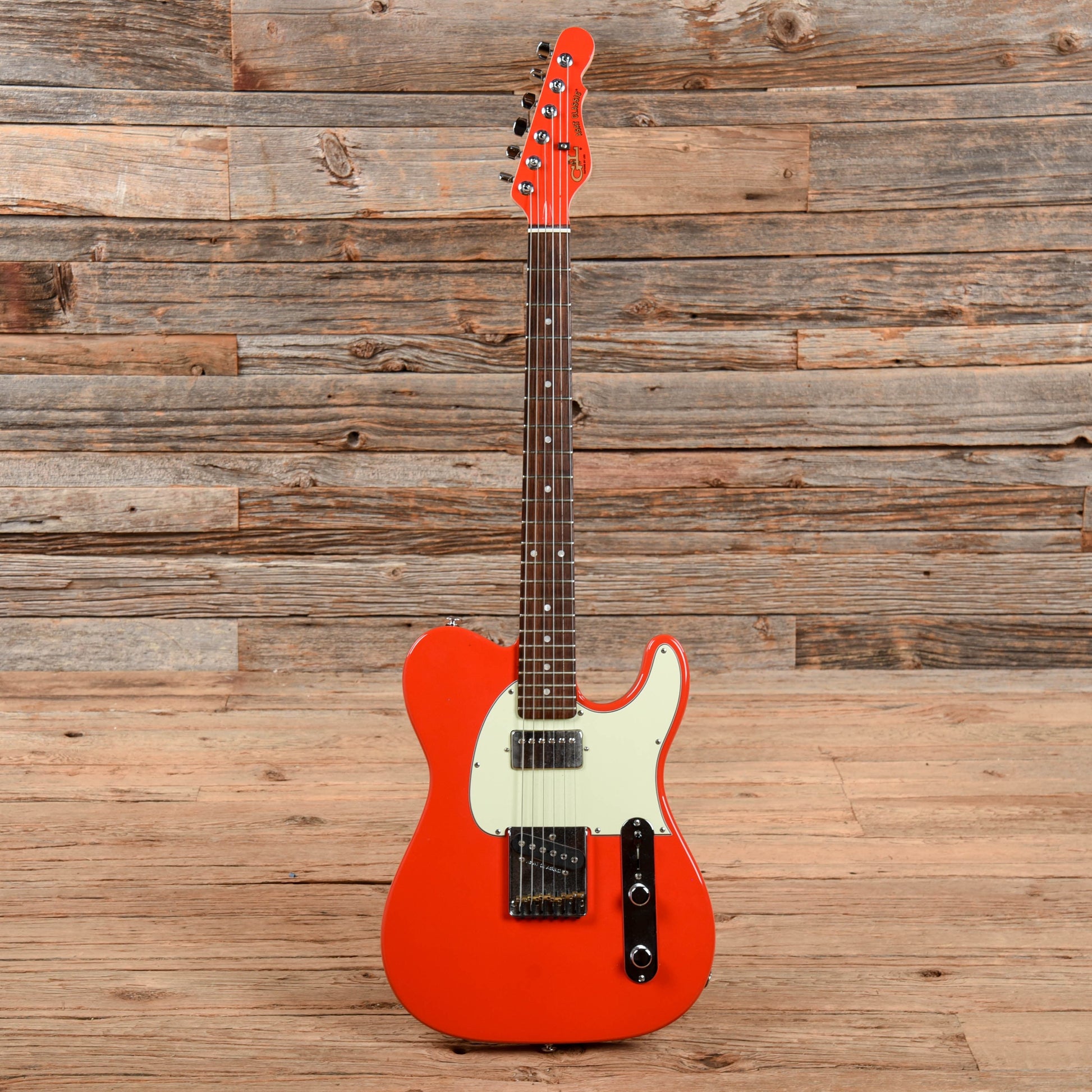 G&L USA ASAT Bluesboy Fiesta Red Electric Guitars / Solid Body