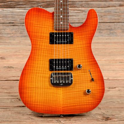 G&L USA ASAT Deluxe Cherryburst 2013 Electric Guitars / Solid Body