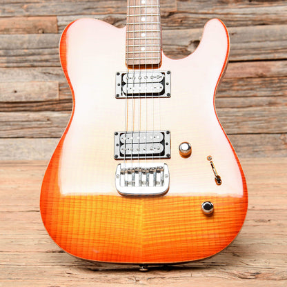 G&L USA ASAT Deluxe Cherryburst 2013 Electric Guitars / Solid Body