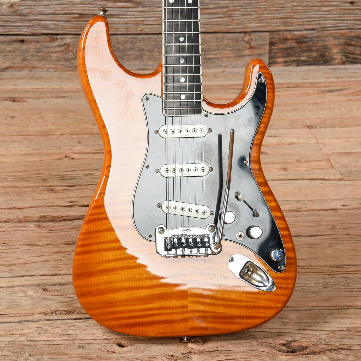 G&L USA S-500 Flame Top Electric Guitars / Solid Body