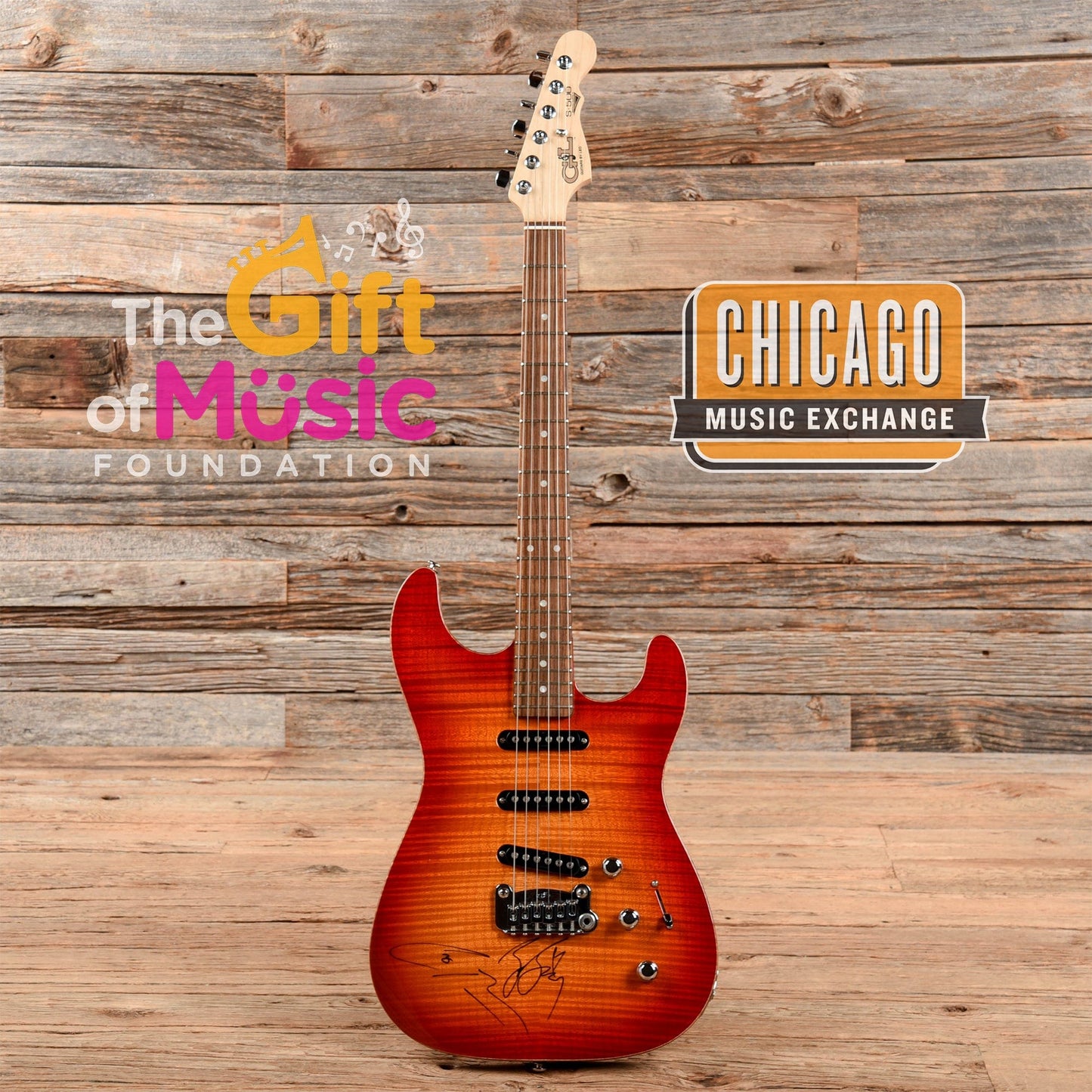 G&L S-500 Deluxe Signed by Zac Brown and Coy Bowles