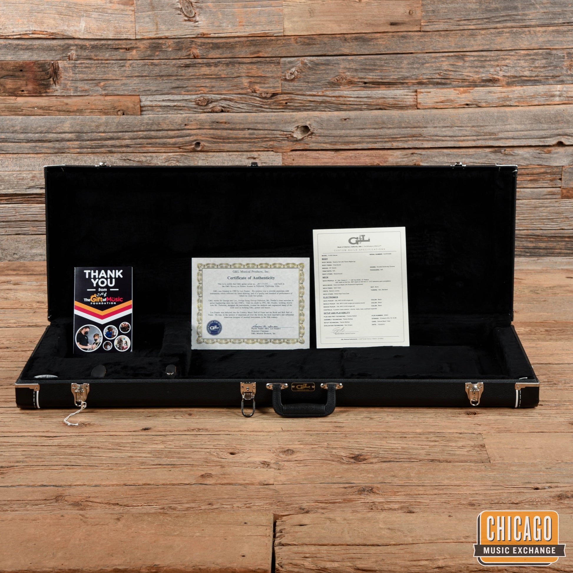 G&L S-500 Deluxe Signed by Zac Brown and Coy Bowles