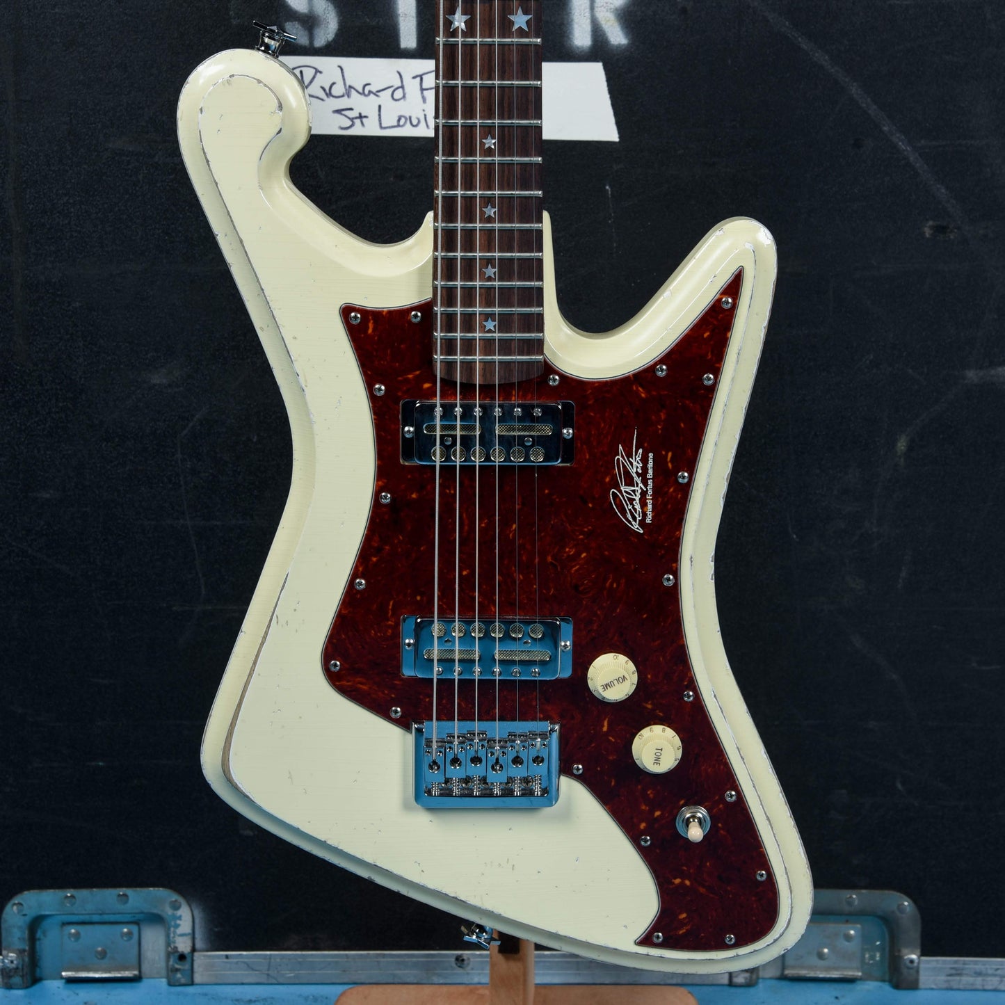 G-Sharp Fortus Signature Model Baritone Antique White Relic