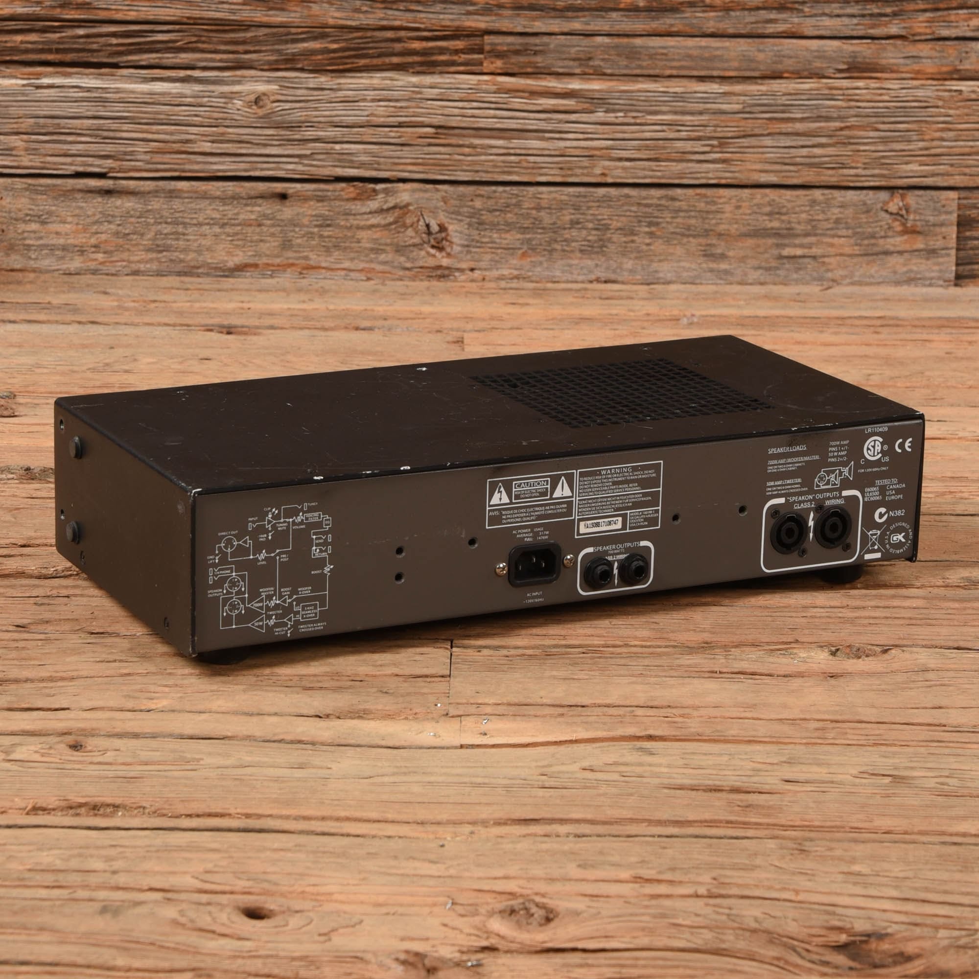 1001 Rb Specs — Gallien-Krueger – TUBEQ