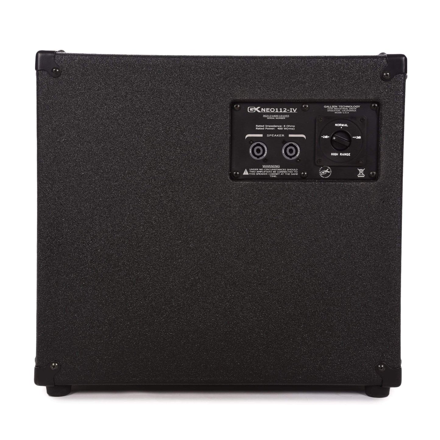 Gallien-Krueger Neo 112-IV 400W 8 Ohm 1x12" Cabinet Amps / Bass Cabinets
