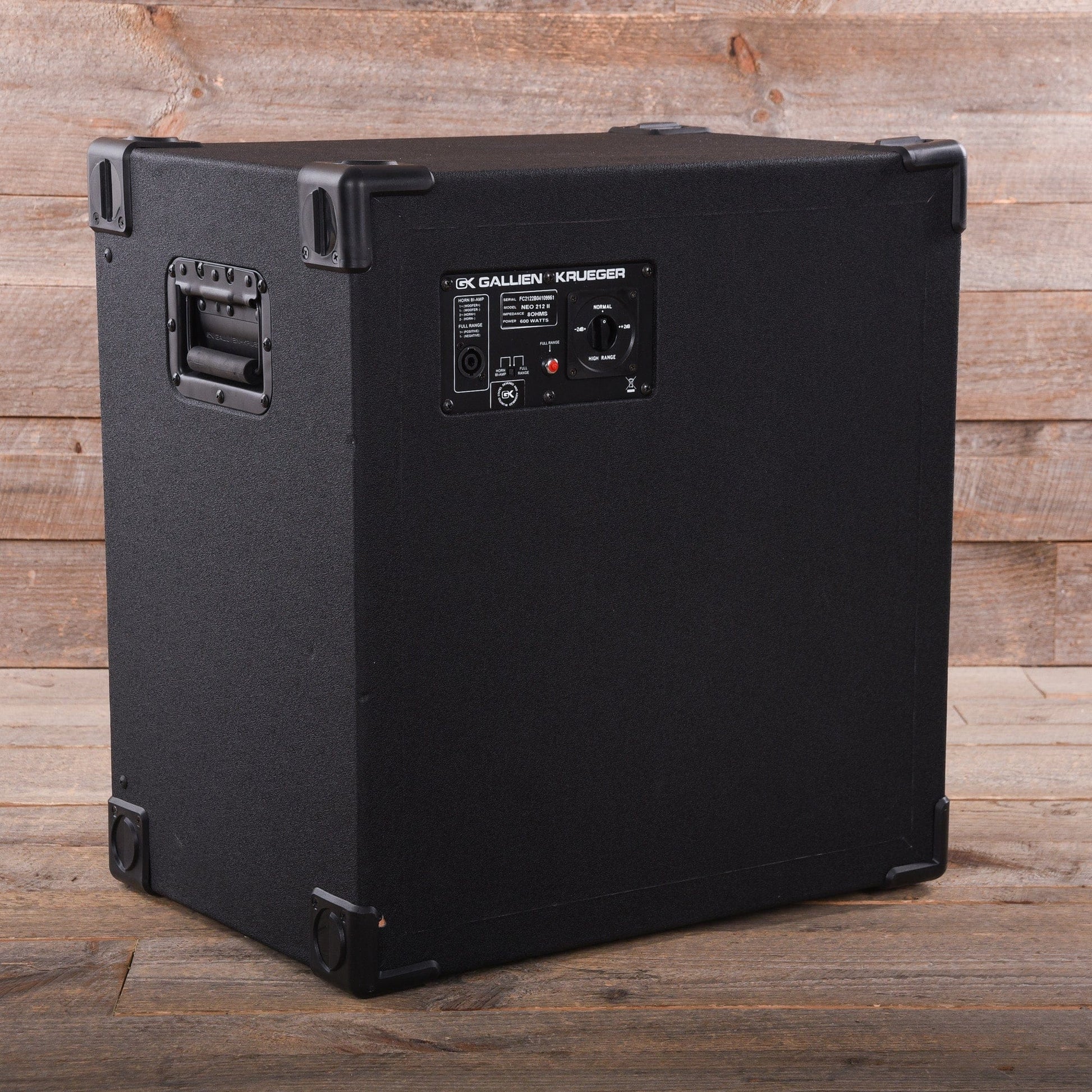 Gallien-Krueger Neo212-II 600W 8 Ohm 2x12" Cabinet Amps / Bass Cabinets