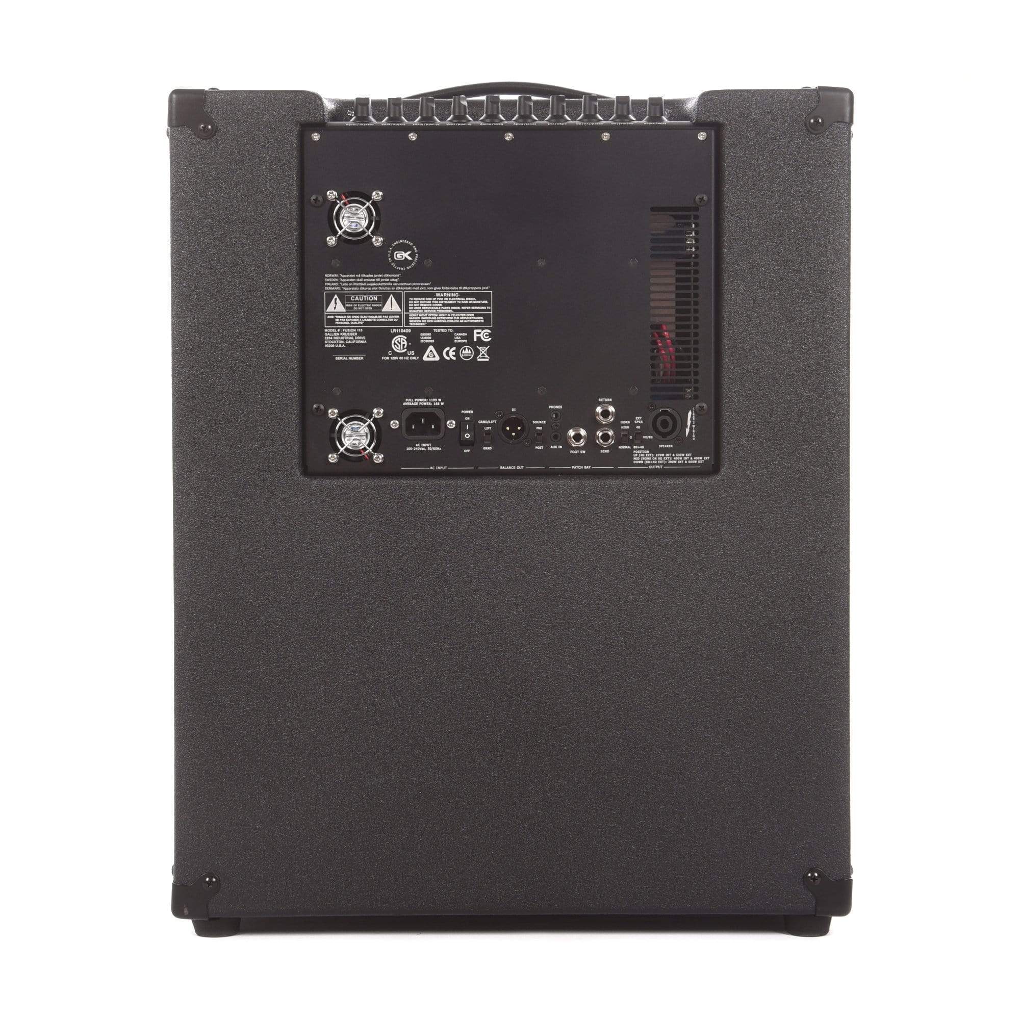 Gallien-Krueger Fusion 115 500 Tube Preamp 1x15 Ultra Light Bass Combo Amps / Bass Combos