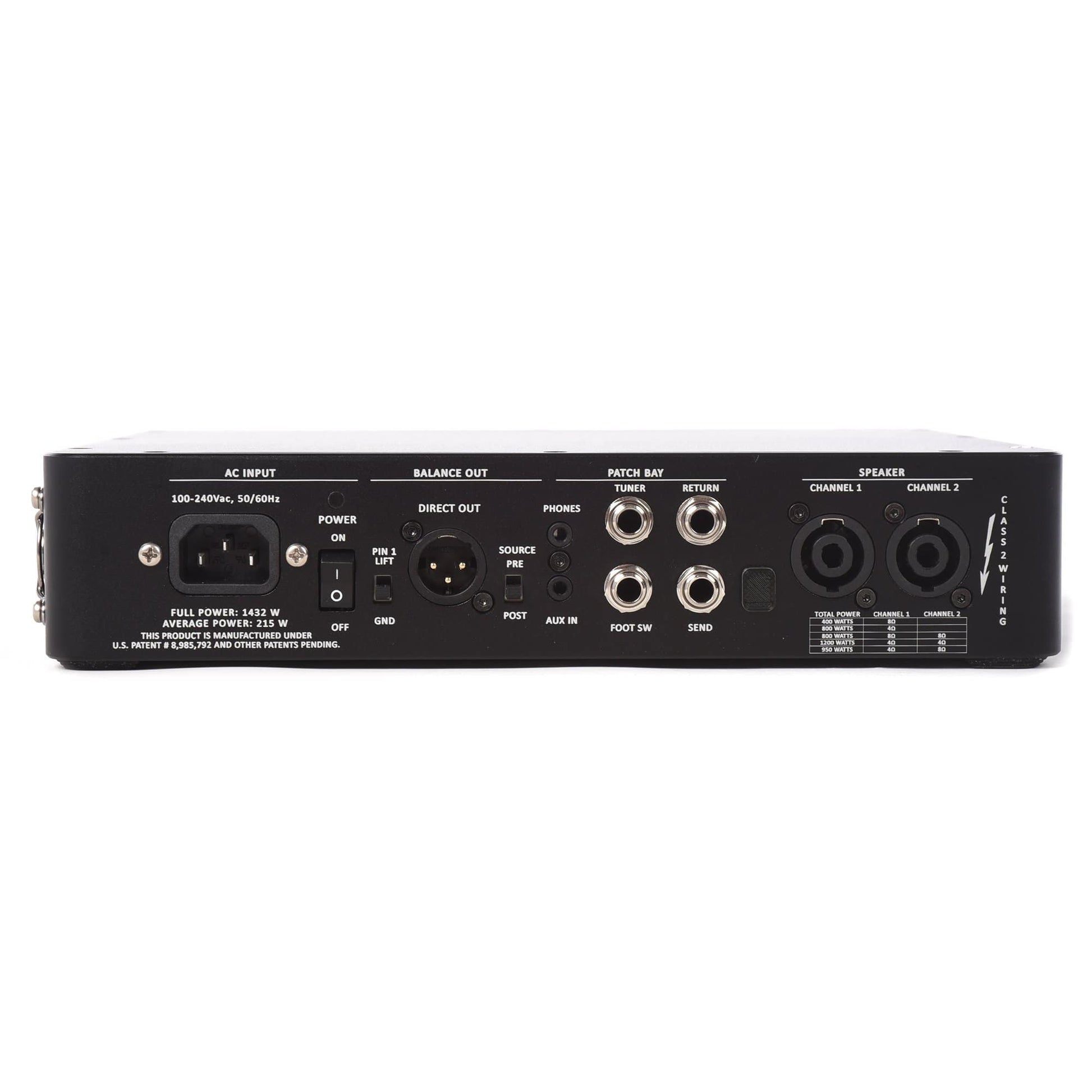Gallien-Krueger Legacy 1200 1200W Ultra Light Bass Head Amps / Bass Heads