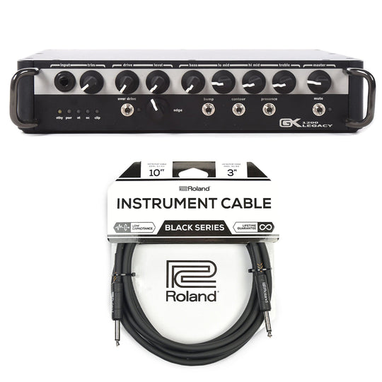 Gallien-Krueger Legacy 1200 1200W Ultra Light Bass Head Cable Bundle Amps / Bass Heads