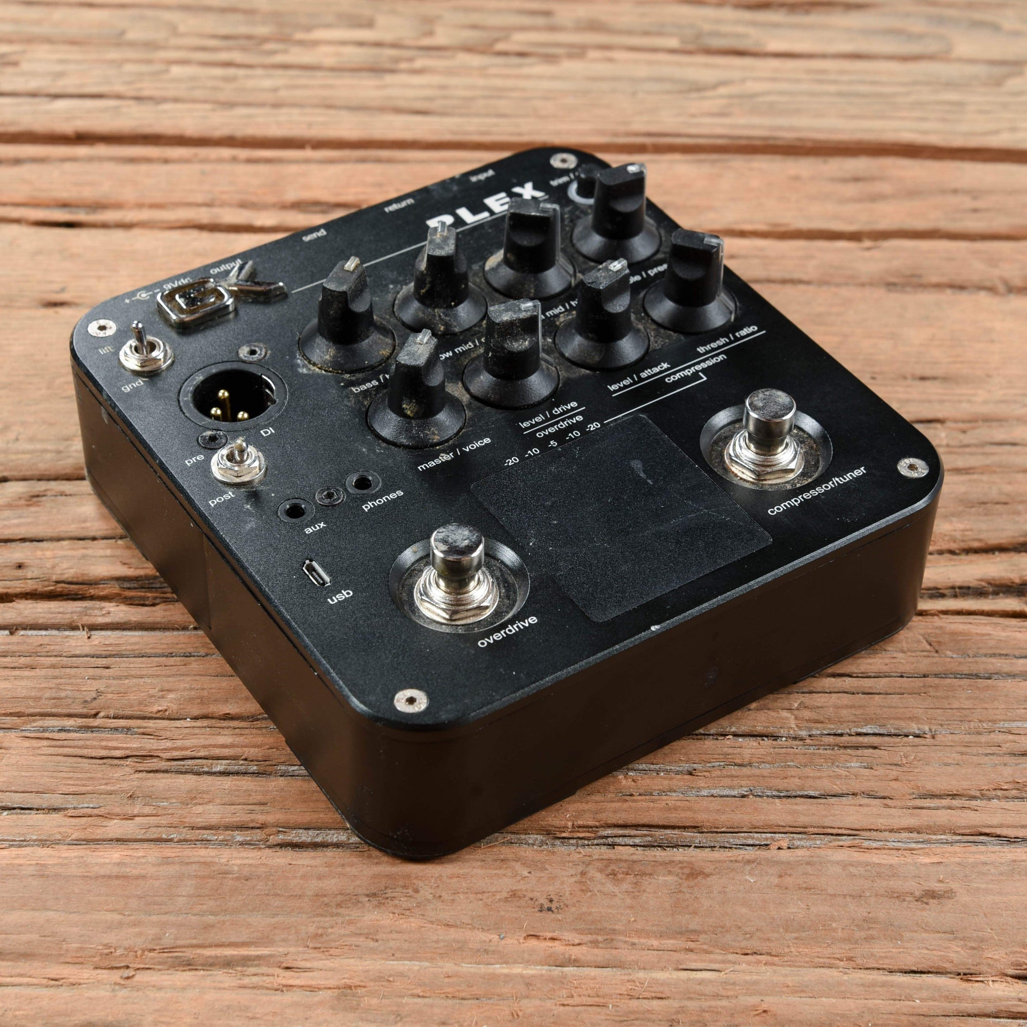 GallienKrueger PLEX 4Band Active Bass Preamp Pedal Chicago Music