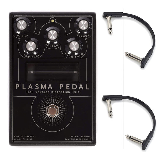 Gamechanger Audio Plasma High Voltage Distortion Pedal w/RockBoard Flat Patch Cables Bundle Effects and Pedals / Distortion