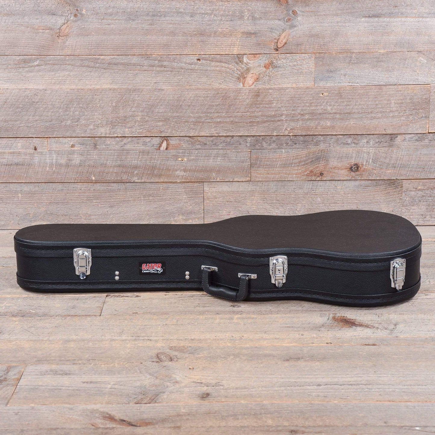 Gator Wood 3/4 Sized Acoustic Guitar Case - Black Tolex Accessories / Cases and Gig Bags / Guitar Cases