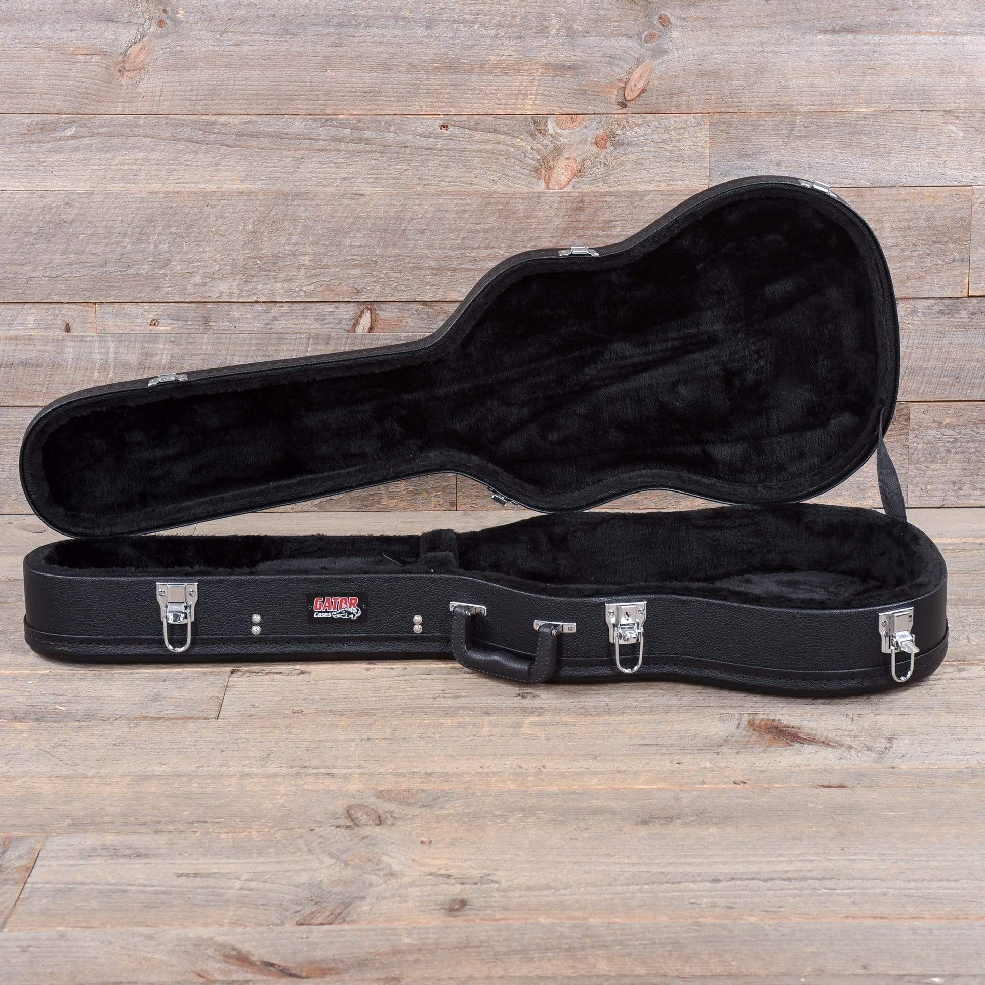 Gator Wood 3/4 Sized Acoustic Guitar Case - Black Tolex Accessories / Cases and Gig Bags / Guitar Cases