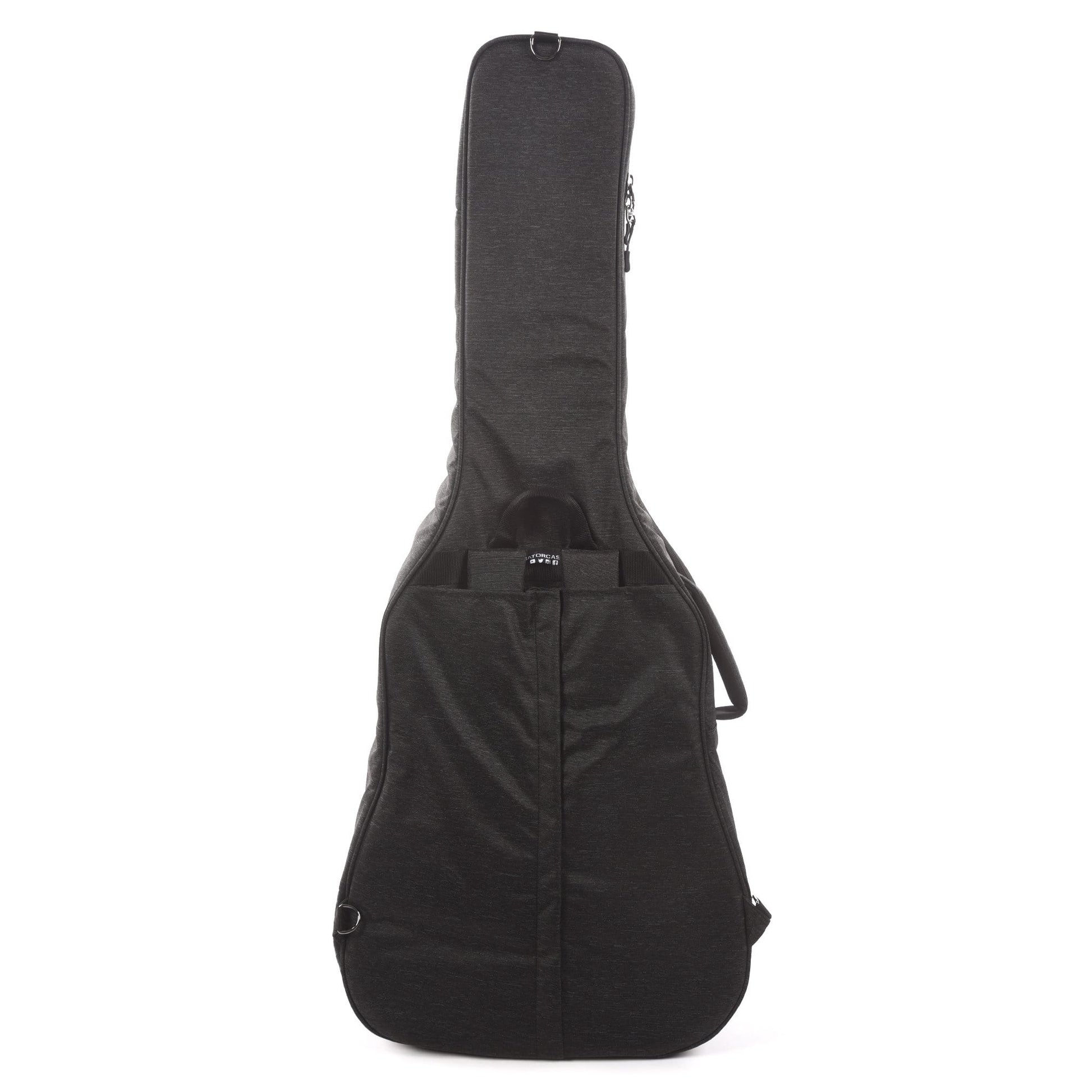 Gator Transit Series Jumbo Acoustic Guitar Gig Bag Charcoal Exterior Accessories / Cases and Gig Bags / Guitar Gig Bags