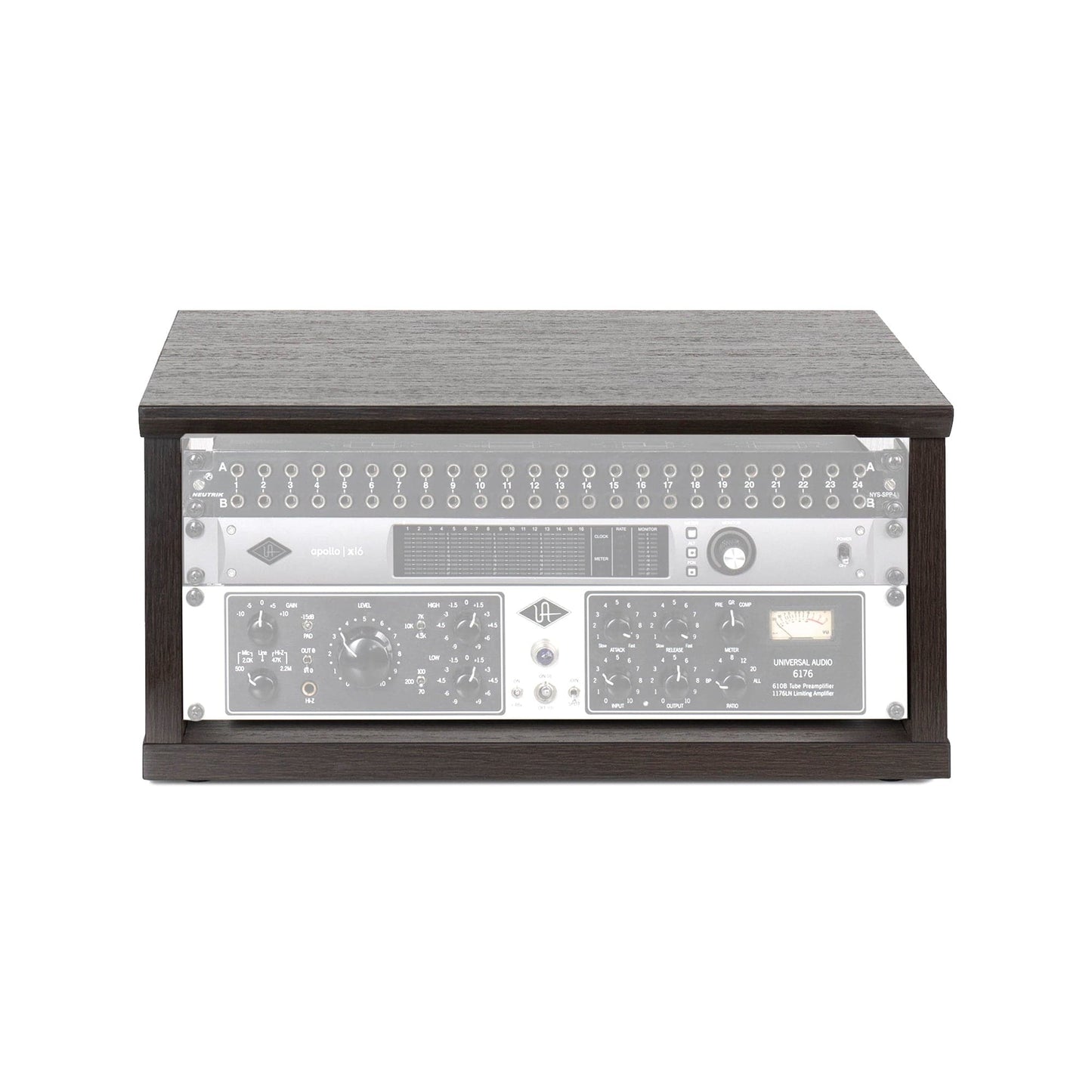 Gator Elite Series Furniture Desktop 4U Studio Rack Brown Accessories / Stands