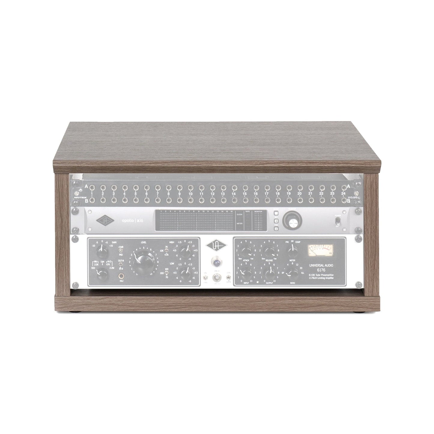 Gator Elite Series Furniture Desktop 4U Studio Rack Gray Accessories / Stands