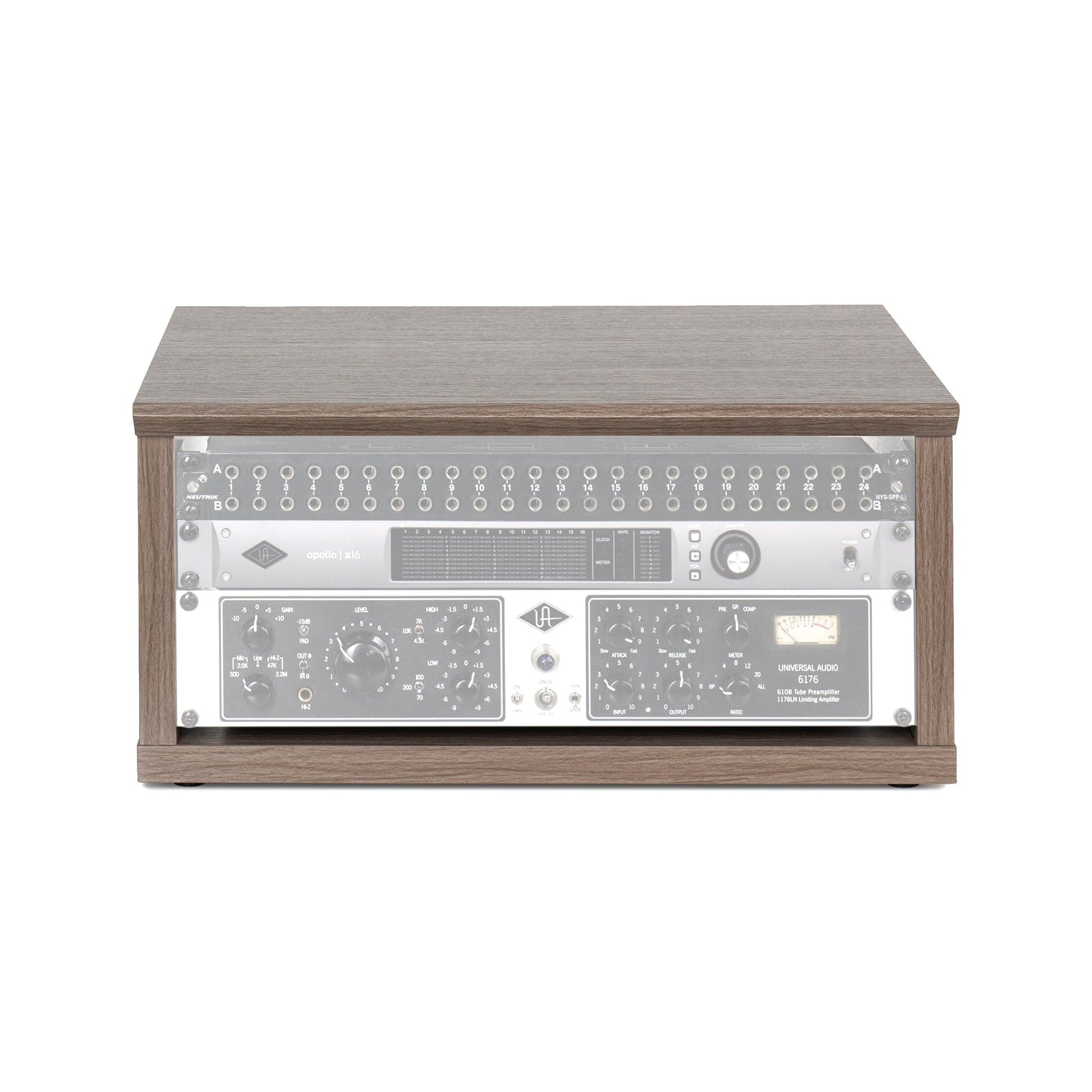 Gator Elite Series Furniture Desktop 4U Studio Rack Gray Accessories / Stands