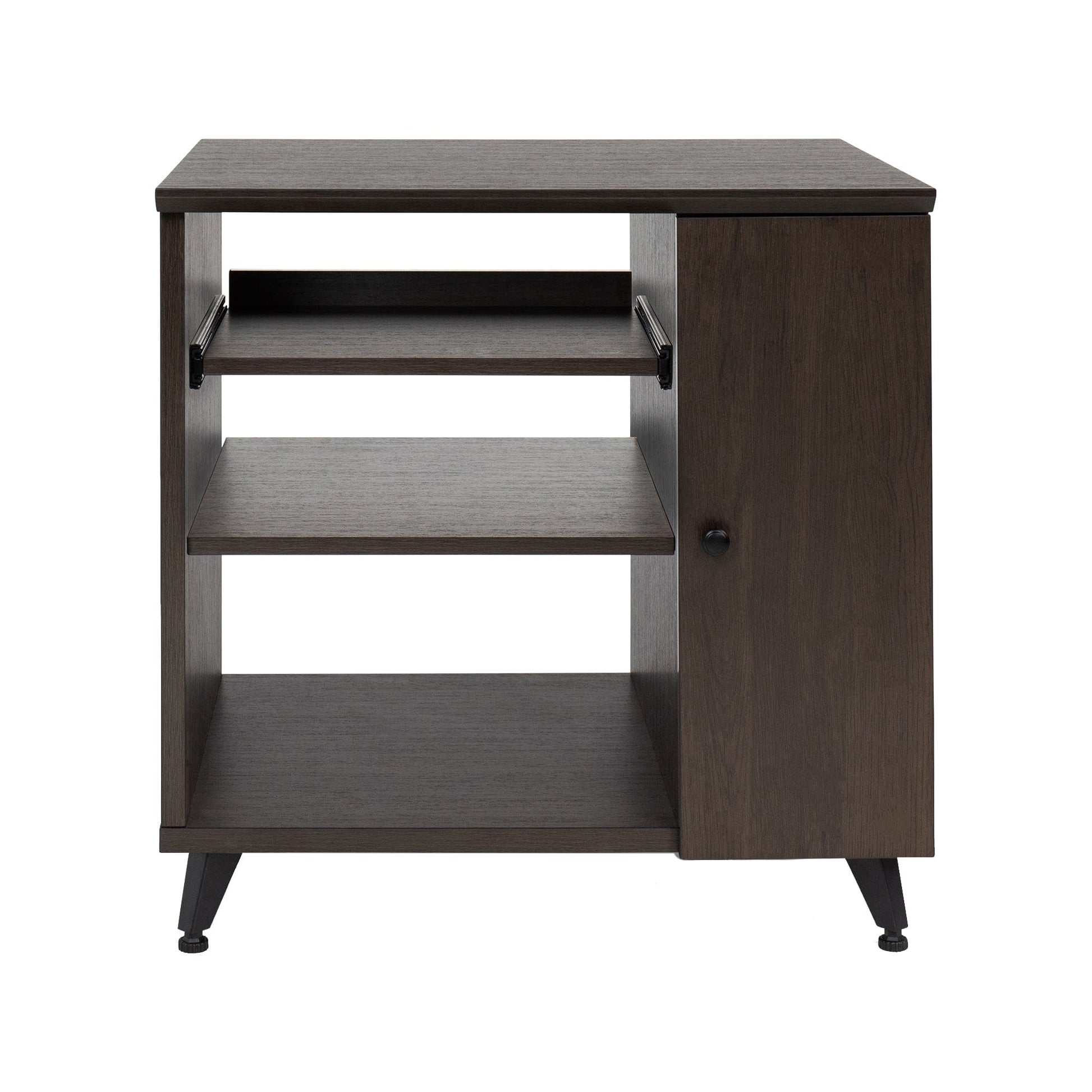 Gator Elite Series Sidecar Rack Cabinet w/ Shelf Brown Accessories / Stands