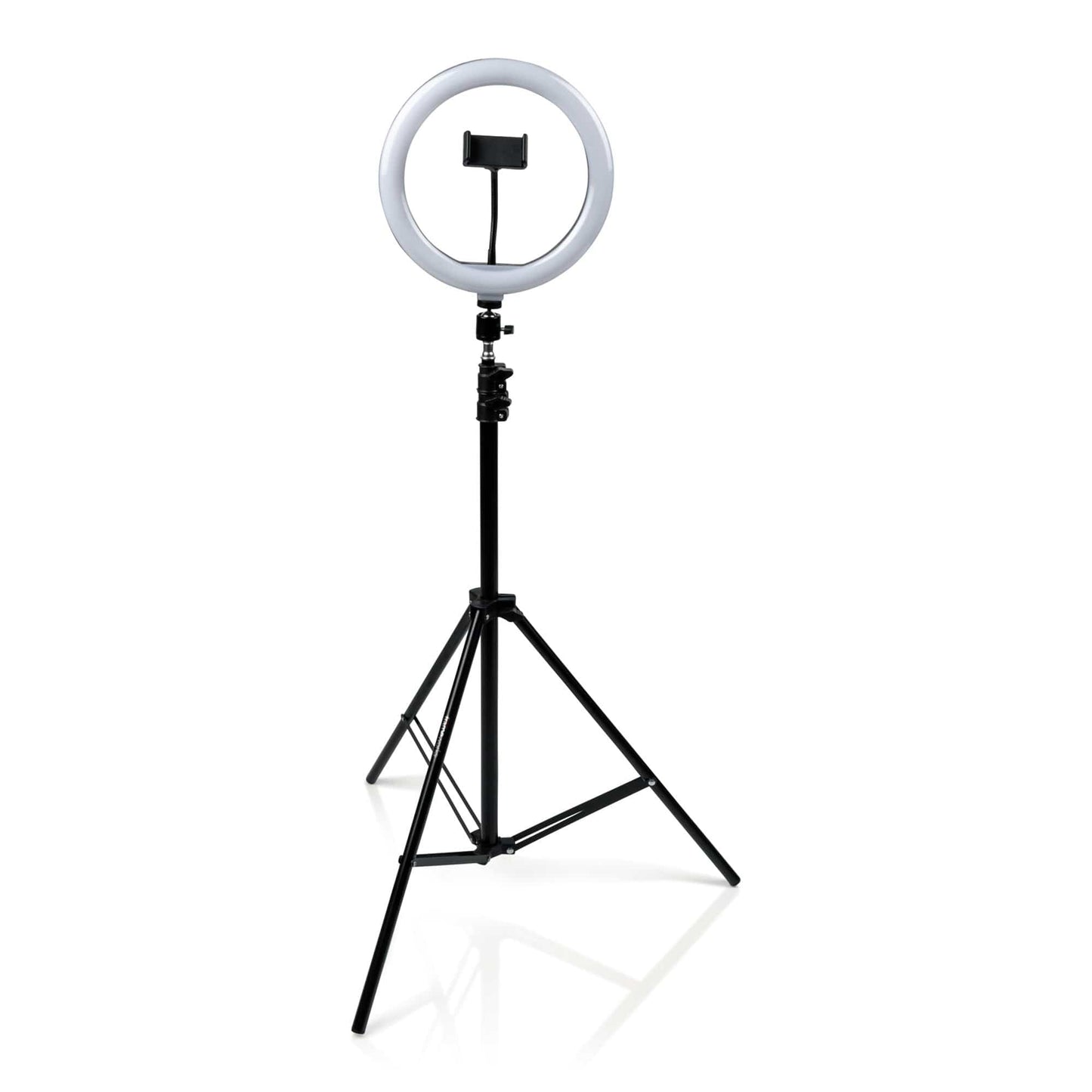 Gator Frameworks 10" LED Ring Light Stand w/Phone Holder & Tripod Base Accessories / Stands