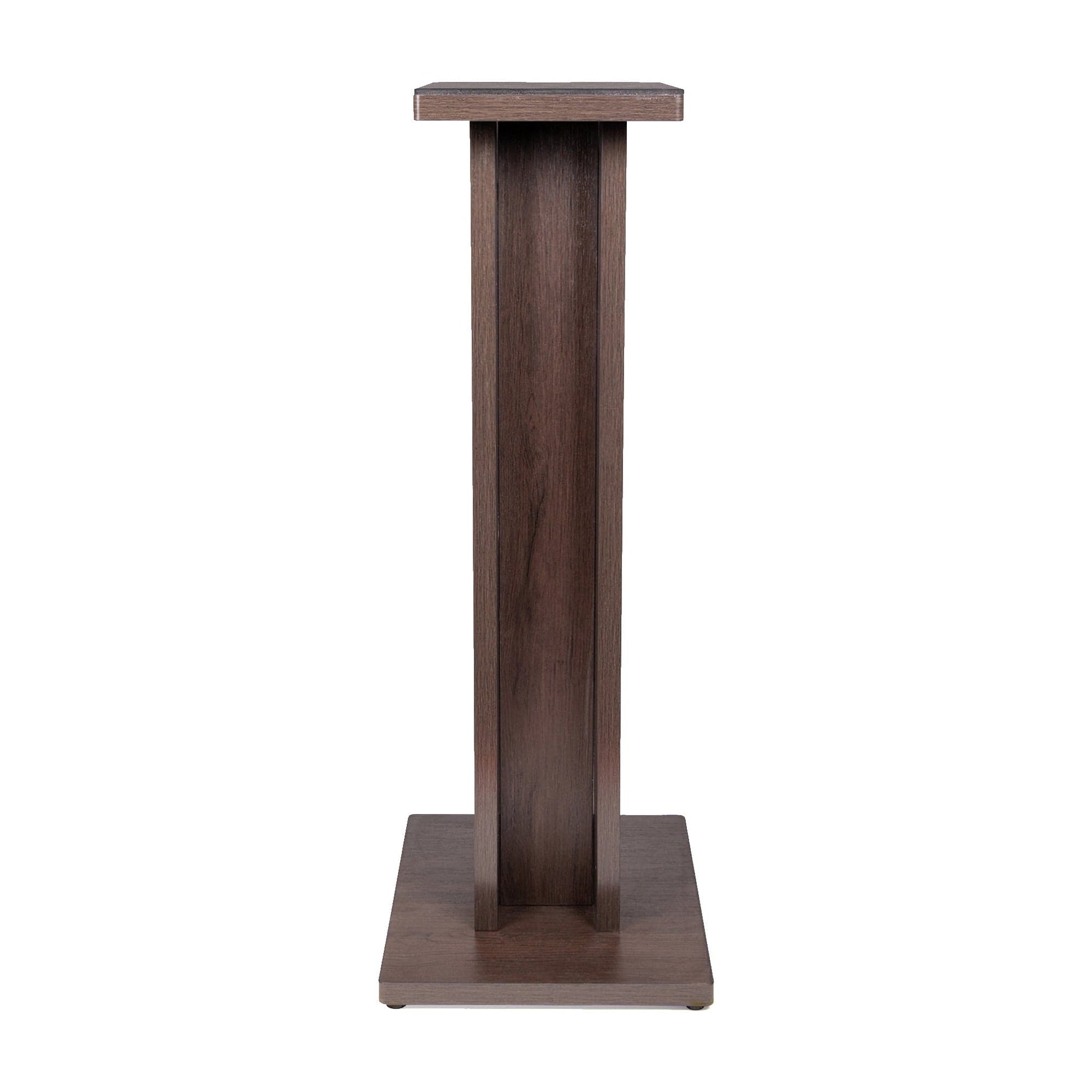 Gator Frameworks Elite Series Floor Standing Studio Monitor Speaker Stand Pair Dark Walnut Brown Accessories / Stands