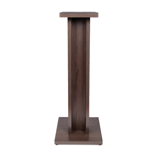 Gator Frameworks Elite Series Floor Standing Studio Monitor Speaker Stand Pair Dark Walnut Brown Accessories / Stands