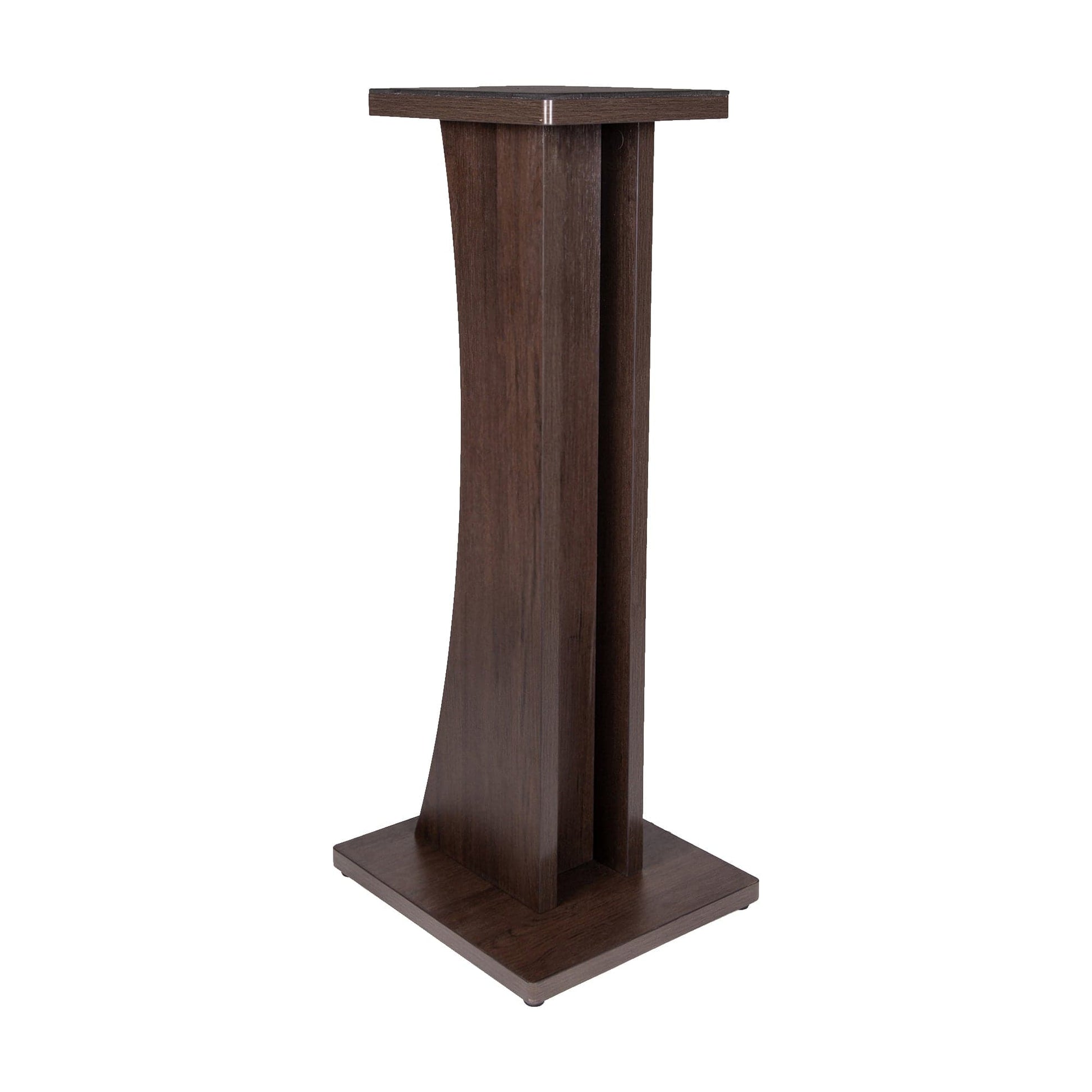 Gator Frameworks Elite Series Floor Standing Studio Monitor Speaker Stand Pair Dark Walnut Brown Accessories / Stands