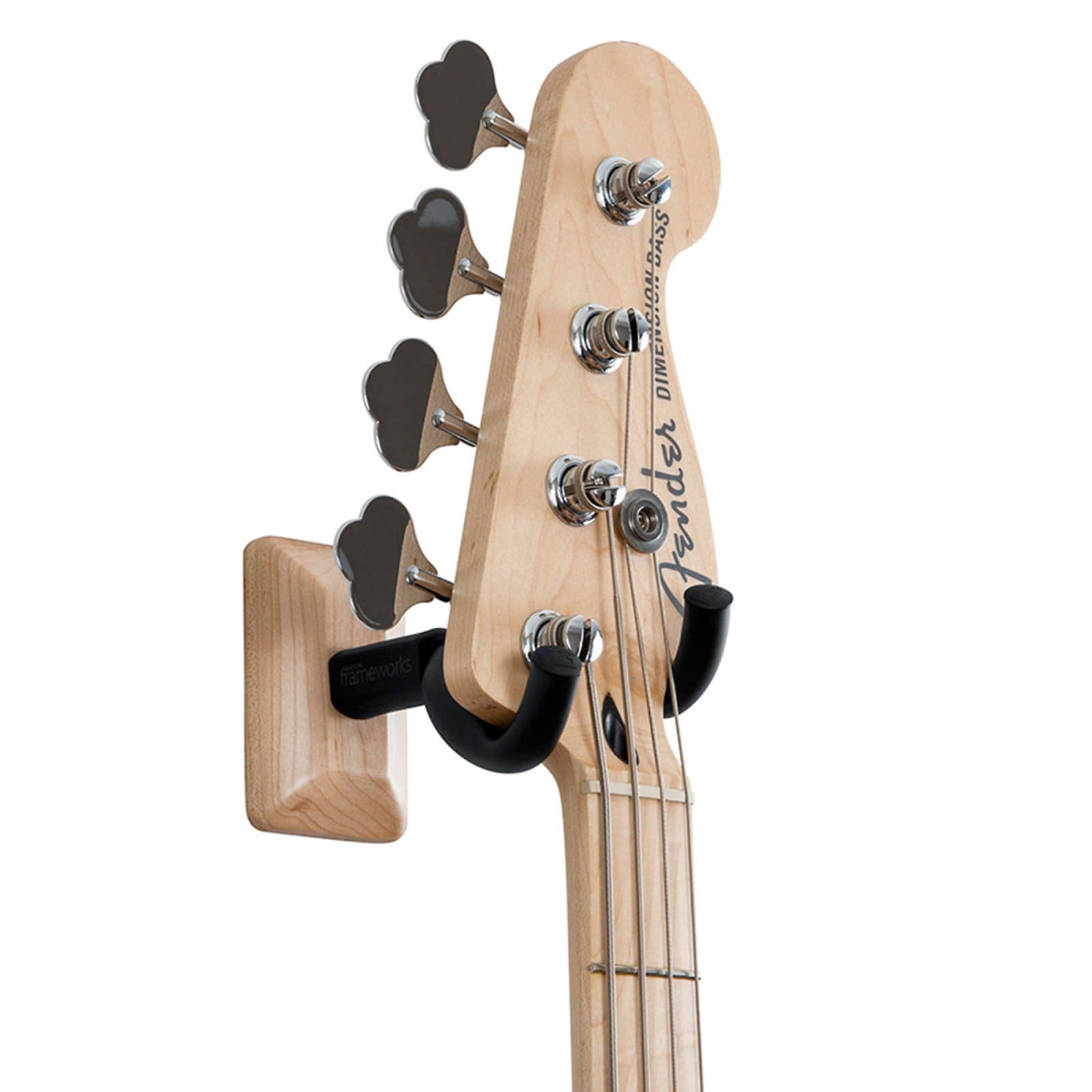 Gator Frameworks Wall Mount Guitar Hanger Maple Accessories / Stands